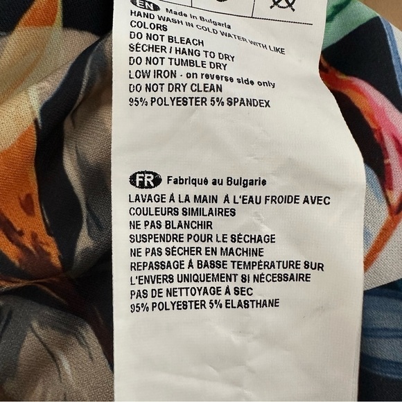 JOSEPH RIBKOFF-Floral Wide Leg Vacation Pants - Picture 8 of 9